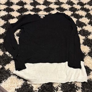 Black and Cream Women's Top